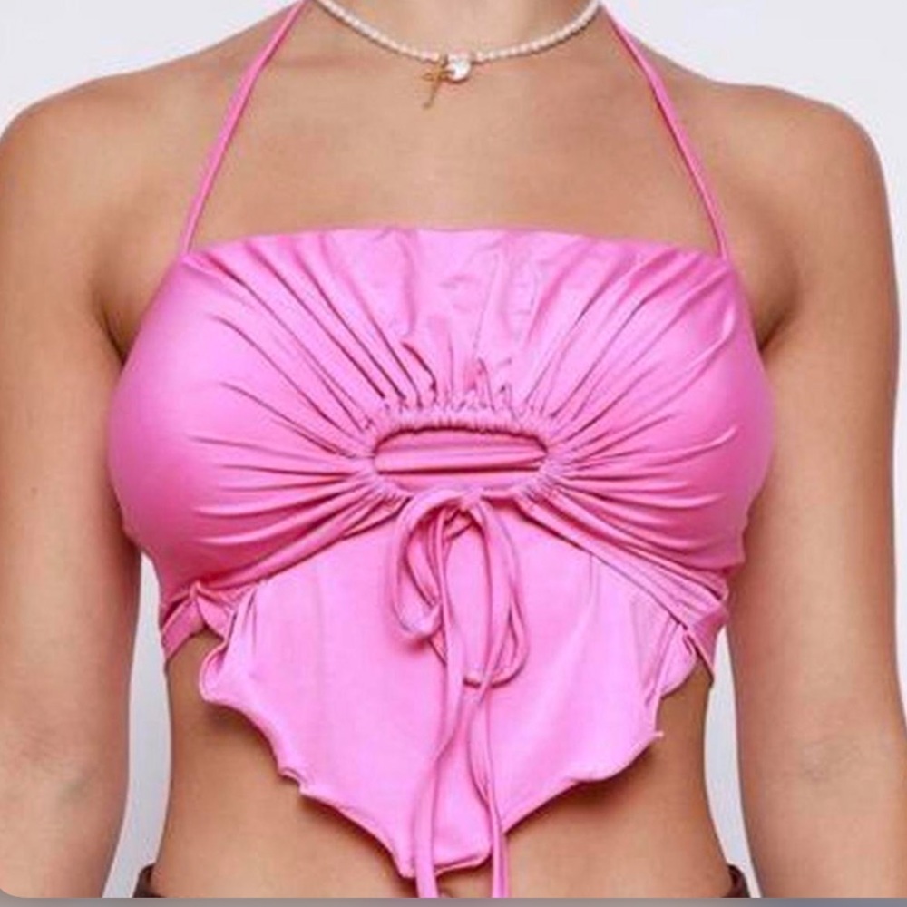 I.AM.GIA Pink Crop Top